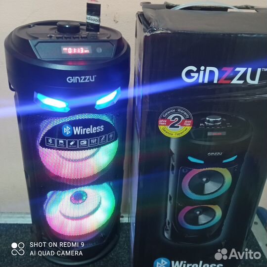 Портативная колонка Ginzzu GM-220
