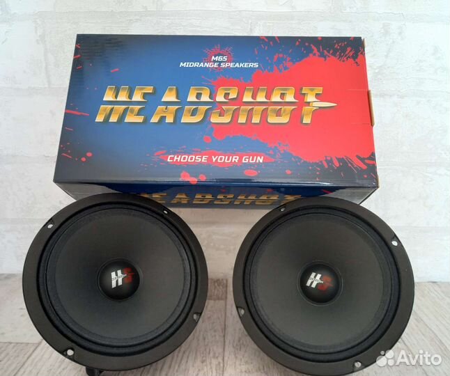 Новые 16е динамики kicx headshot M65