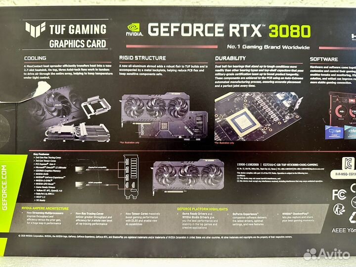 RTX 3080 Asus TUF 10gb