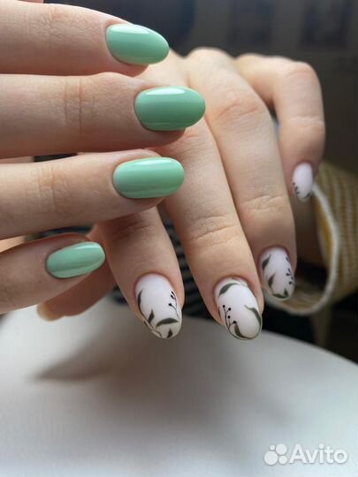 Маникюр с покрытием гель лак