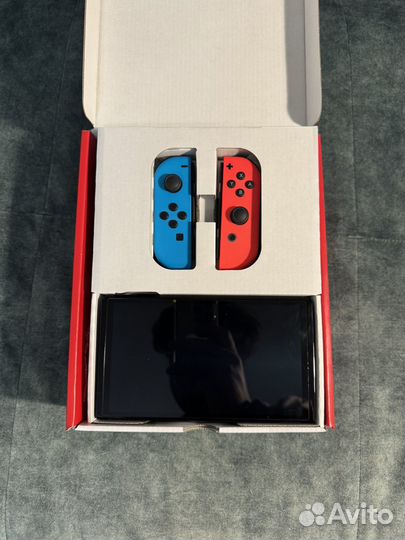 Nintеndo Switch Olеd Neon 64гб + 256гб прошитая