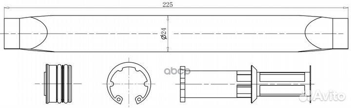 Осушитель кондиционера skoda octavia 13- LCD1801
