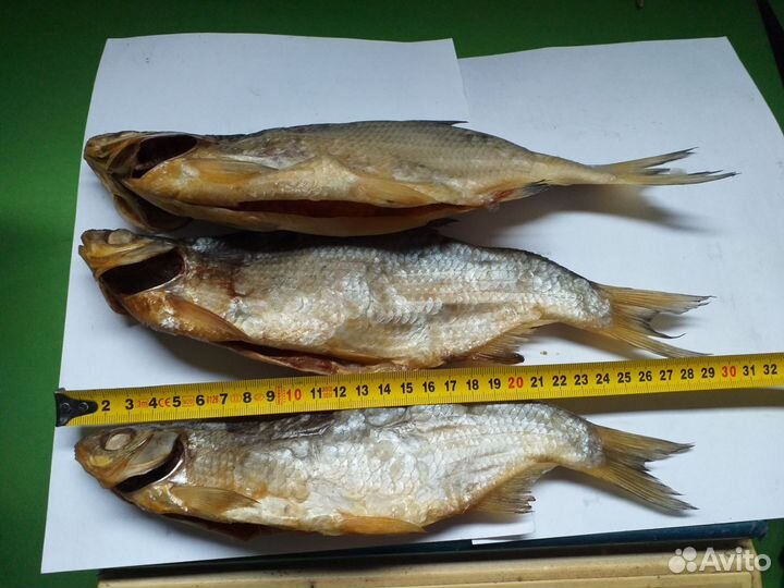 Рыбец вяленый потрашёный с головой