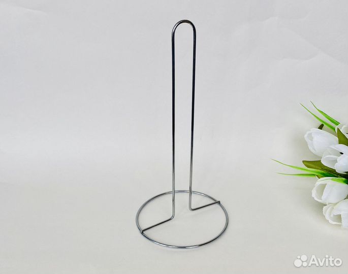 Держатель бумажных полотенец настольный, металл