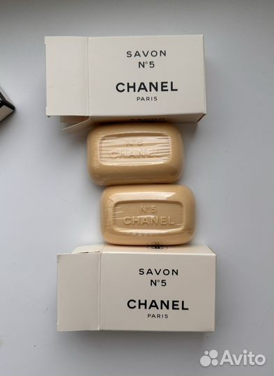 Chanel но 5 набор 3 шт винтаж