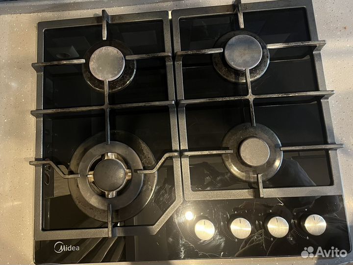 Газовая варочная панель 4 конфорки и эл. духовка