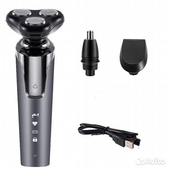 Электробритва мужская триммер 3-в-1