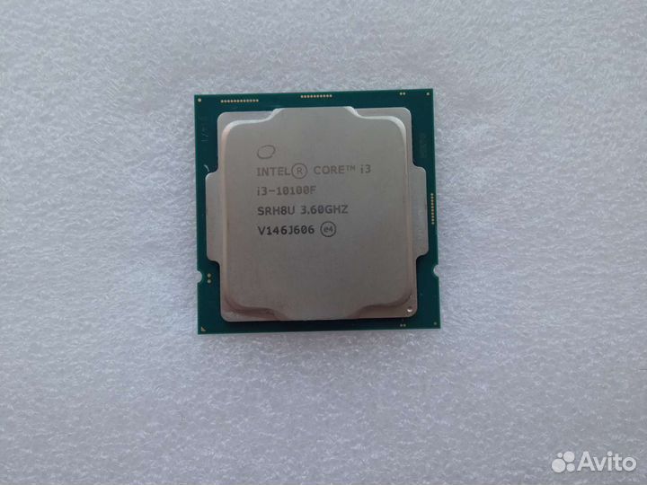 Процессор intel core i3 10100f