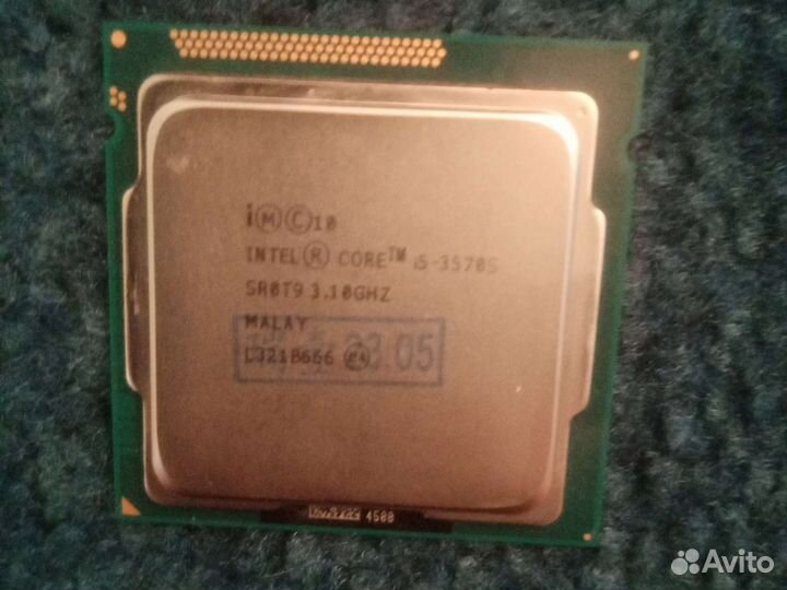 Процессор intel core i5 3570s