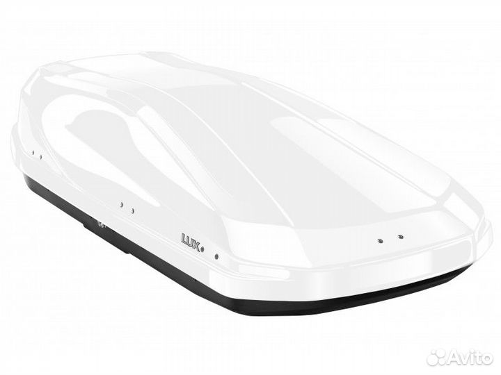 Автобокс на крышу LUX irbis 175 белый глянцевый