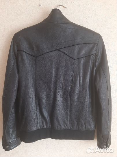 Кожаная куртка косуха мужская