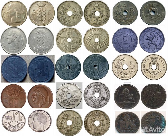 Монеты Бельгия