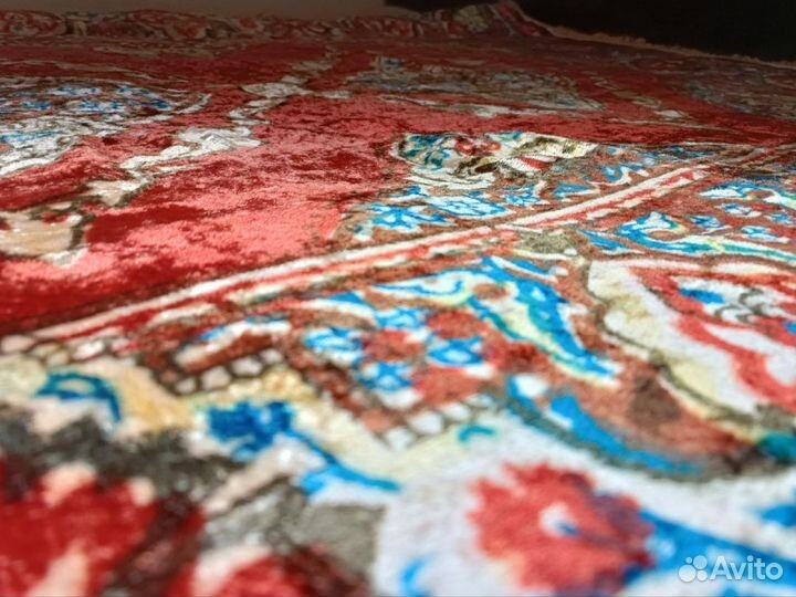 Покрывало плюшевое СССР ковер на кровать на стену