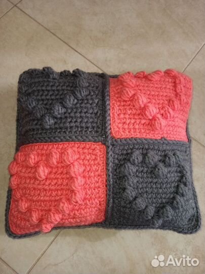 Подушка + коврик. Ручная работа