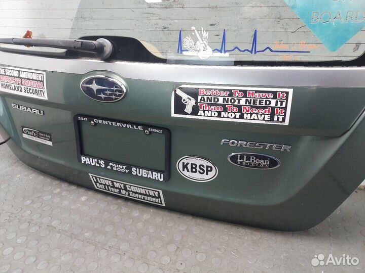 Подсветка номера Subaru Forester (S11), 2007