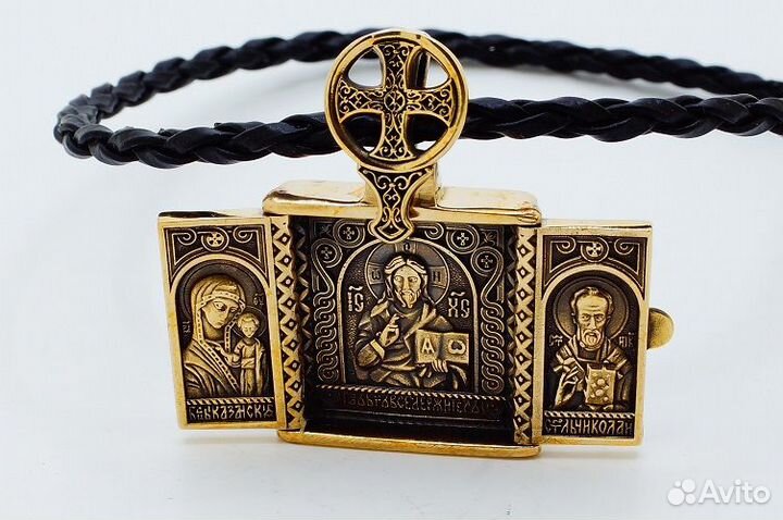 Бронзовые православные подвески и мощевики