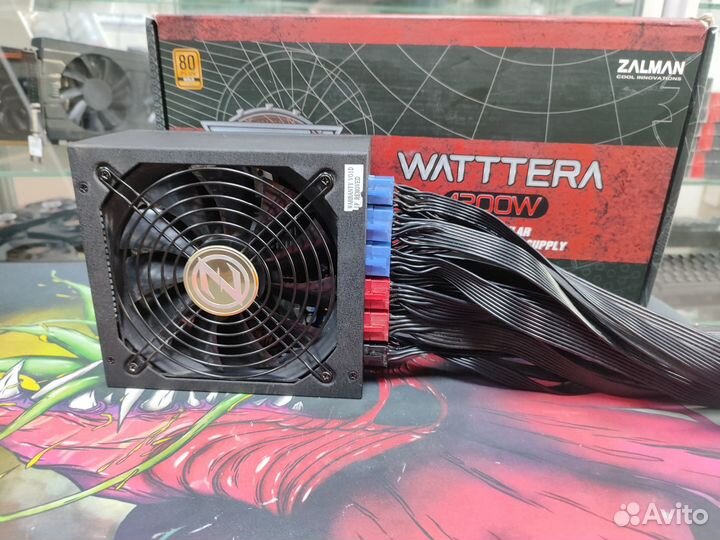 Блок питания топовый Zalman Wattera 1200W полный к