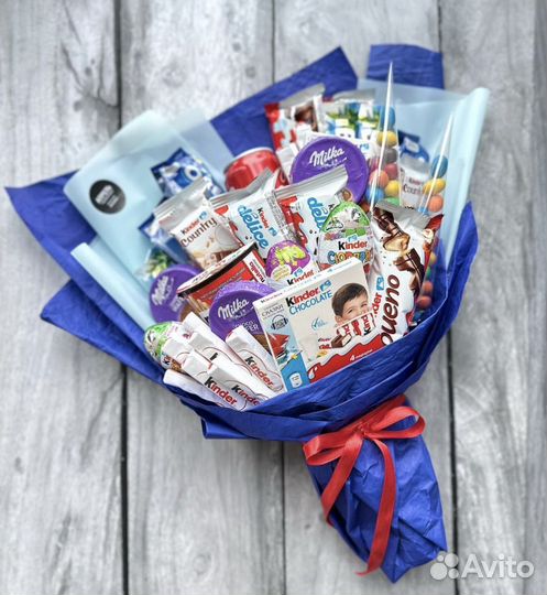 Съедобные букеты из сладостей