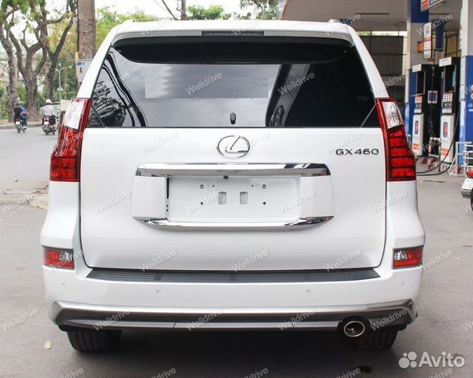 Спойлер верхний Lexus GX460 белый перламутр