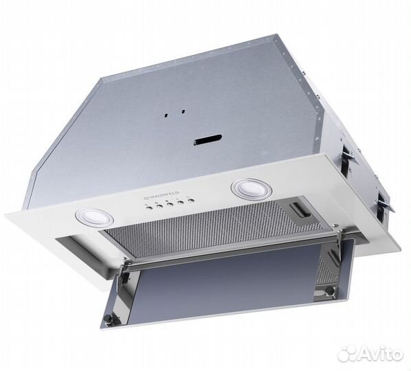 Кухонная вытяжка maunfeld trapeze 602IG белый