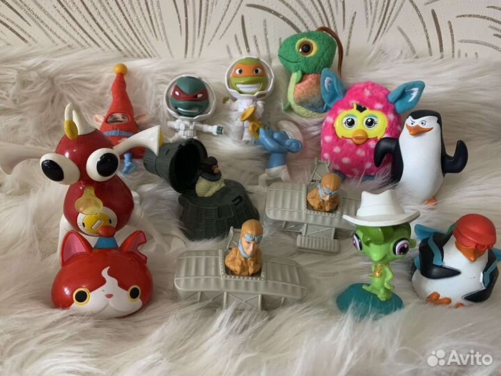 Игрушки Макдональдс пакетом, коллекция с 2006 года