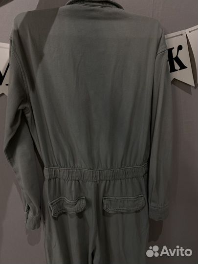 Джинсовый комбинезон bershka