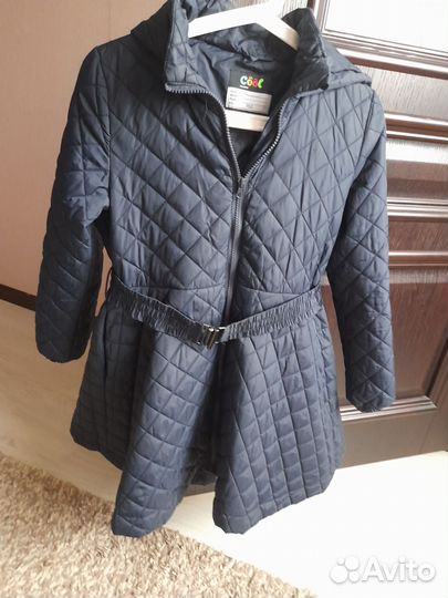 Тёплый осенний плащик на флисе