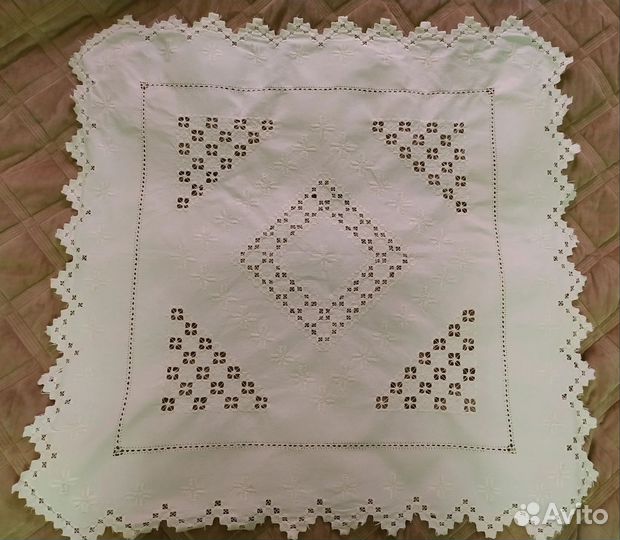 Скатерть чайная хлопок винтаж 80*80