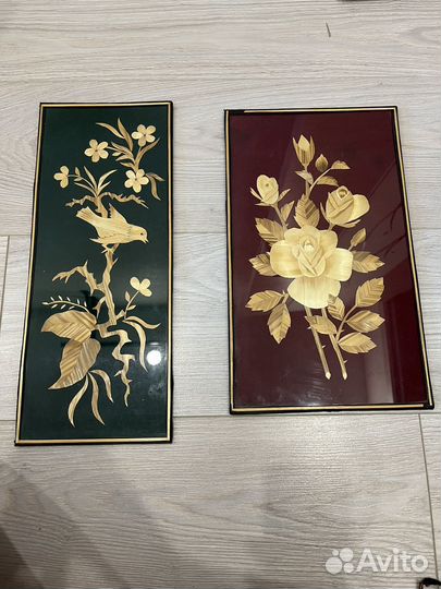 Панно из соломки