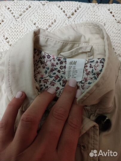 Тренч для девочки hm