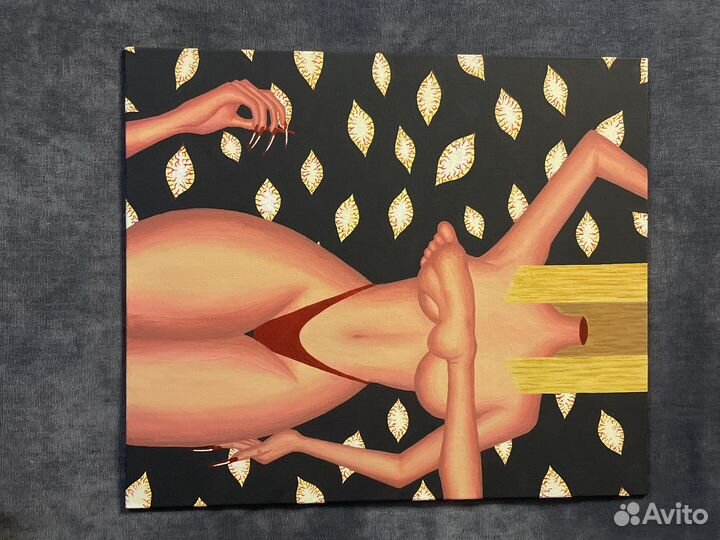 Картина акрилом на холсте