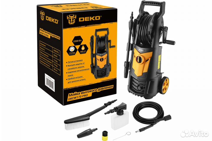 Мойка высокого давления deko 125/140/170/195/215