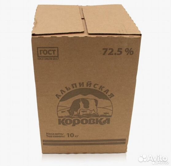 Спред Альпийская коровка 72.5 проц 10кг