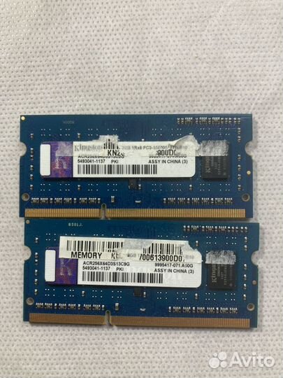 Оперативная память Kingston DDR3 2 Gb