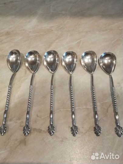 Чайные ложки серебро СССР 875 пробы