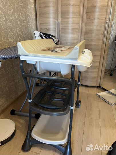 Пеленальный столик с ванночкой cam