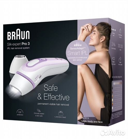 Фотоэпилятор Braun Silk-expert IPL Pro 3 PL3111