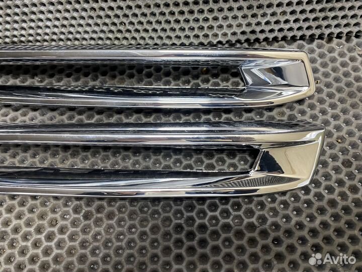 Хром накладка дхо Mercedes GL GLS 166