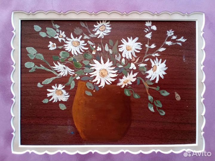 Картина маслом цветы