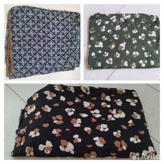 Ткань отрезы (шифон,штапель)