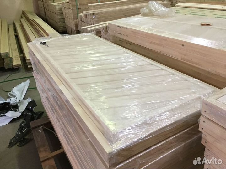 Дверь в баню липовая