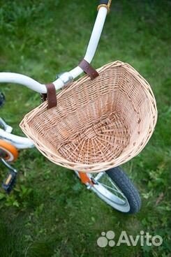 Корзина плетеная для взрослого велосипеда большая