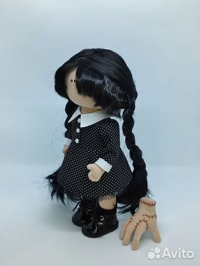 Кукла ручной работы: Уэнсдей Аддамс (Венсдей)