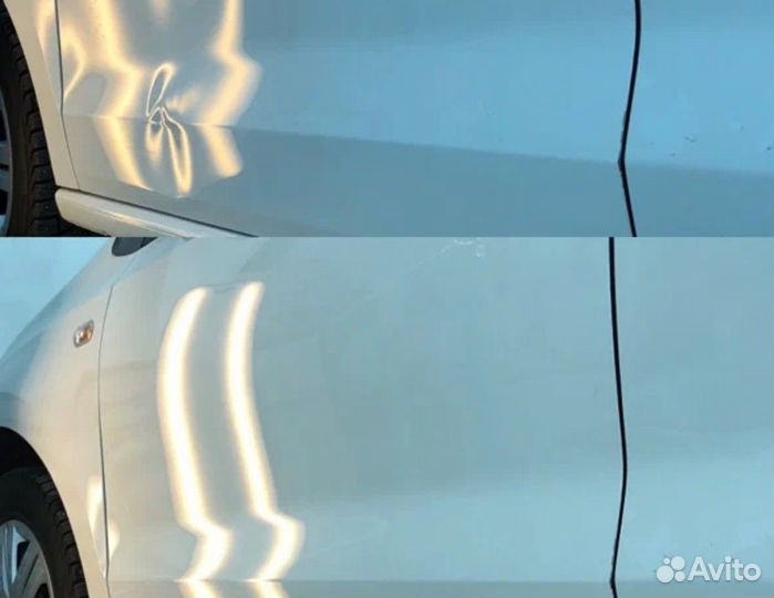 Удаление вмятин без покраски на Ferrari, пдр, PDR