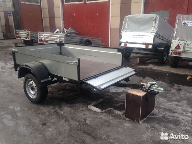 Прицеп легковой (куз.2000#1300) с тентом 750мм