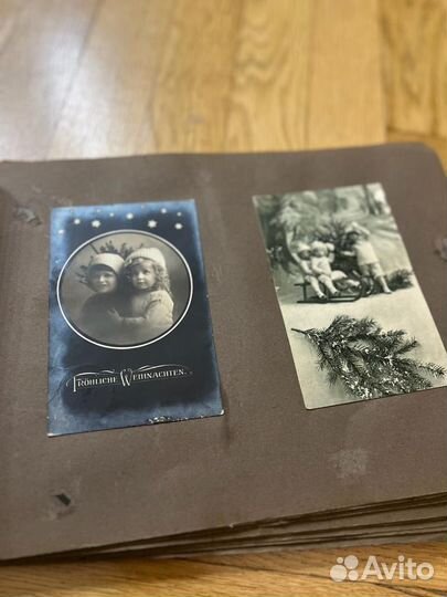 Дореволюционный альбом с открытками