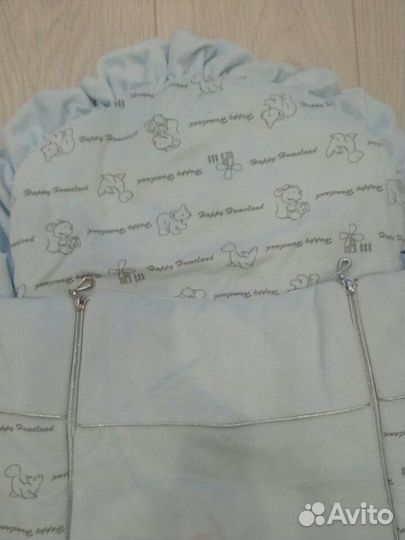 Велюровый конверт и одеяло bebitof