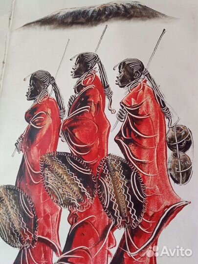 Интерьерные картины Массаи