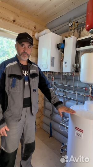 Отопление, водоснабжение дома. Монтаж под ключ