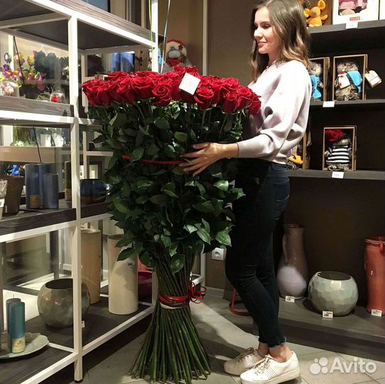 Высокие розы Гигантские розы с доставкой